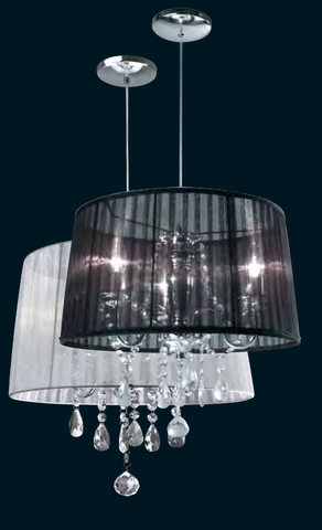 Sompex 'Organza'  Chandelier Ceiling Pendant 3-Light